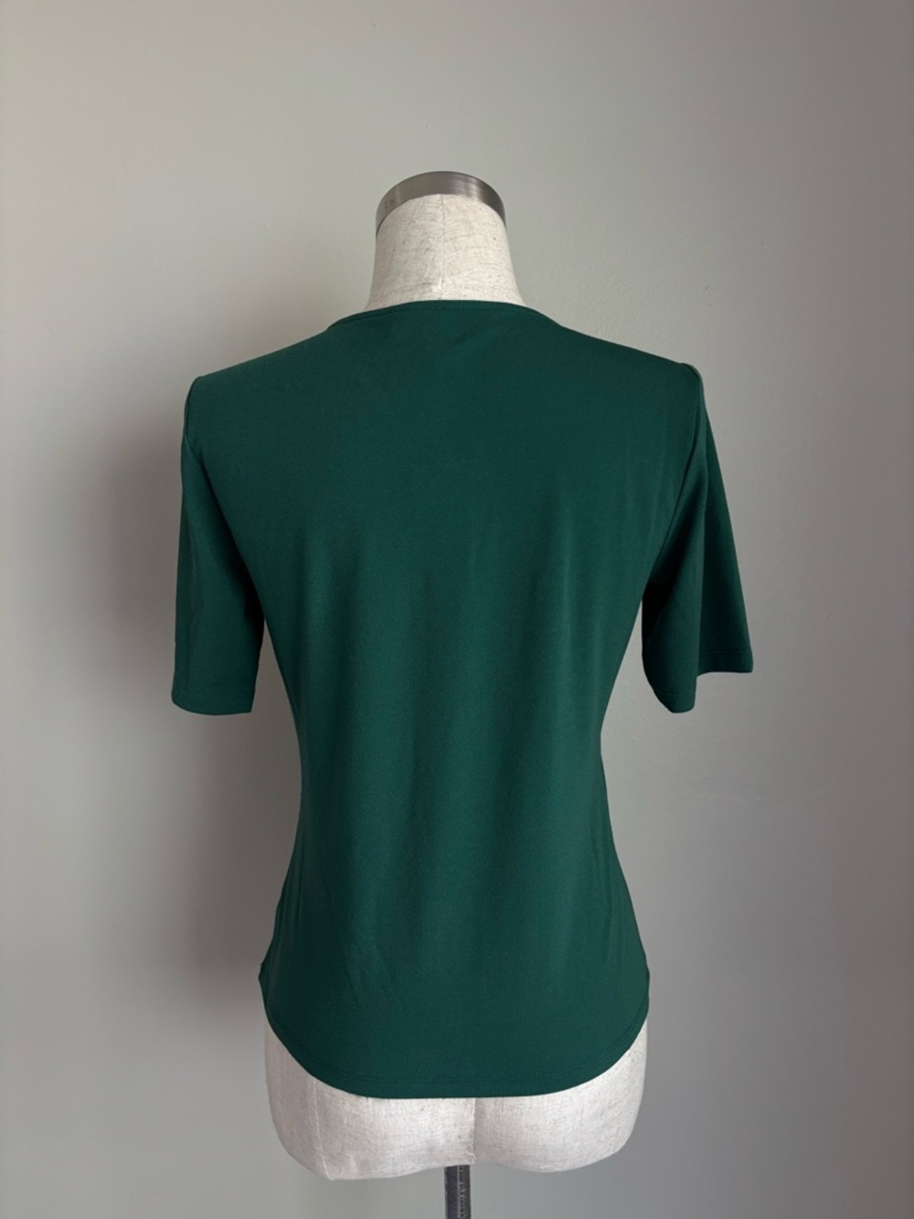 Michael Kors Women's Dark Emerald Blouse Top - Picture 3 of 7